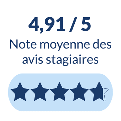 Efficience consulting : Note stagiaire 4,91/5 Mon compte formation