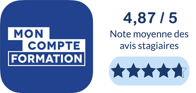 Efficience Consulting Note Mon compte formation de 4,87/5